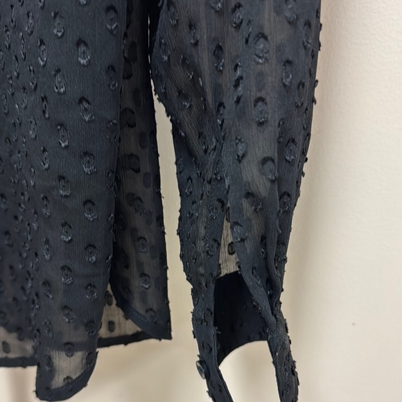 Banana Republic Black Sheer Blouse - Picture 5 of 8